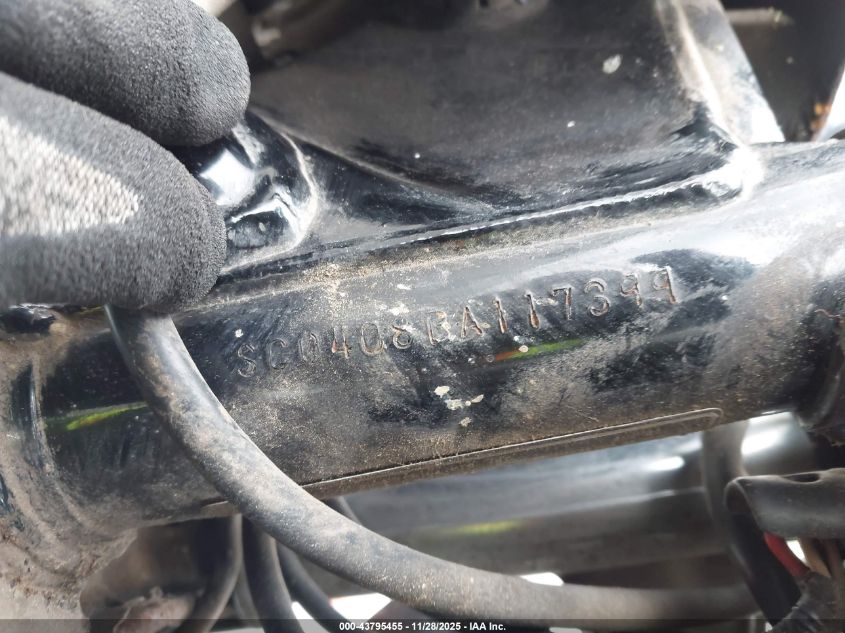 1981 Honda Cb900 C VIN: 1HFSC0408BA117399 Lot: 43795455