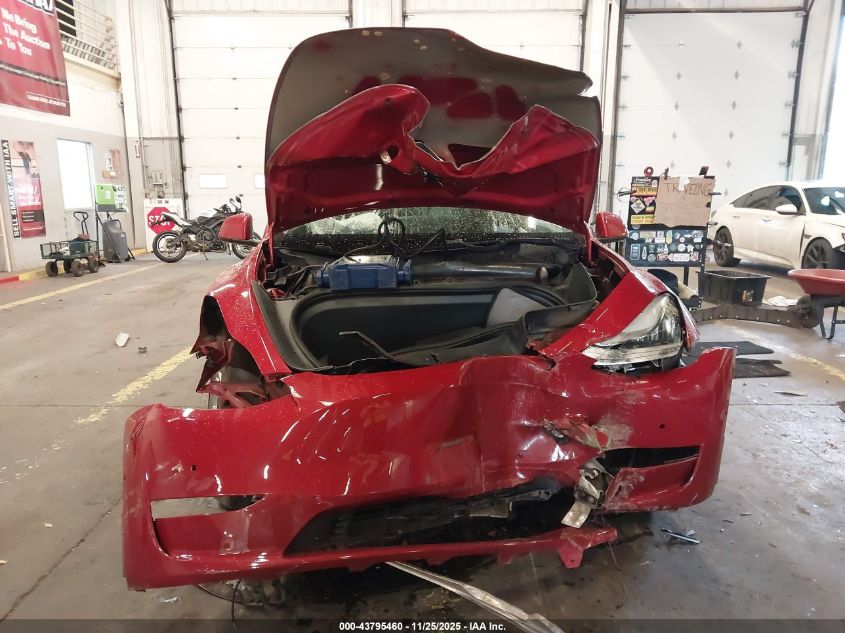 2020 Tesla Model Y Long Range Dual Motor All-Wheel Drive VIN: 5YJYGDEE7LF053326 Lot: 43795460