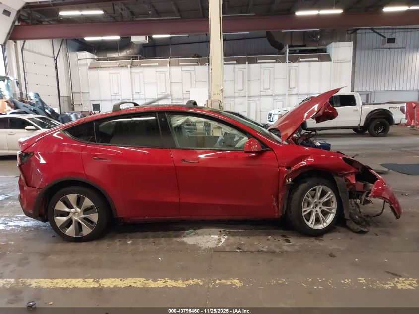 2020 Tesla Model Y Long Range Dual Motor All-Wheel Drive VIN: 5YJYGDEE7LF053326 Lot: 43795460