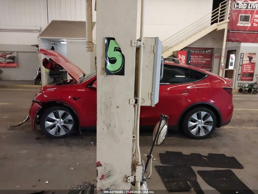 2020 Tesla Model Y Long Range Dual Motor All-Wheel Drive VIN: 5YJYGDEE7LF053326 Lot: 43795460