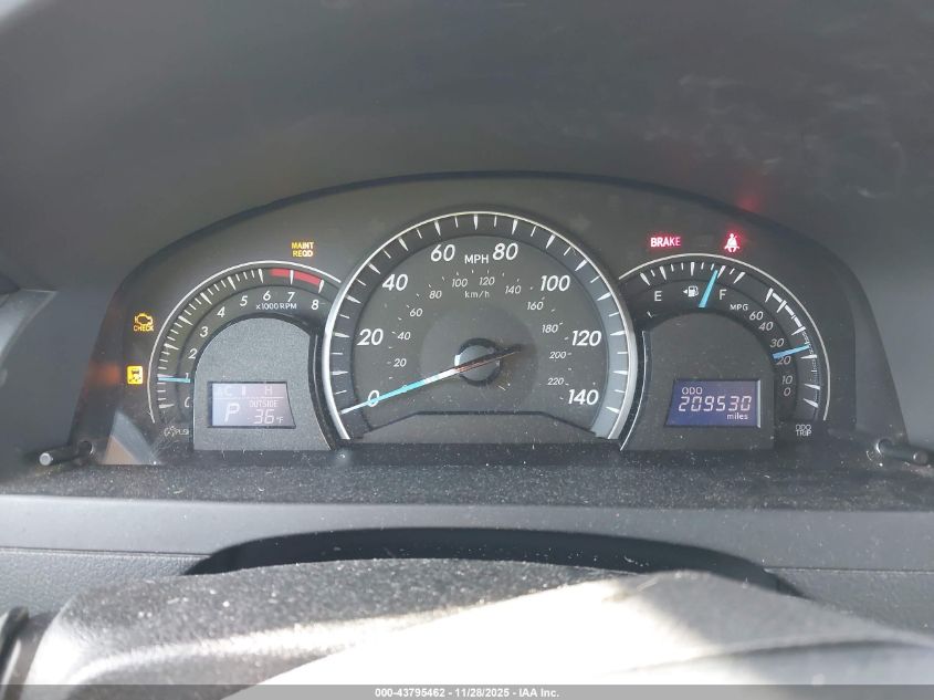 2012 Toyota Camry Le VIN: 4T4BF1FK2CR163754 Lot: 43795462