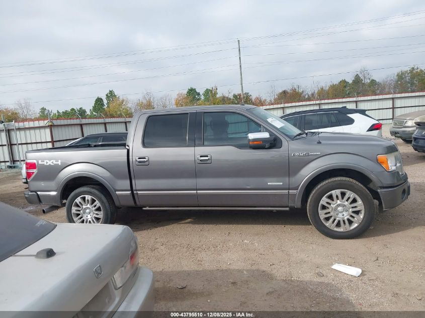 2012 Ford F-150 Platinum VIN: 1FTFW1ET4CFC02374 Lot: 43795510