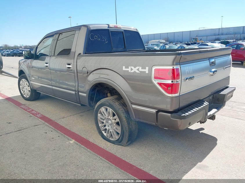 Vin: 1ftfw1et4cfc02374, lot: 44290957, ford f-150 platinum 20123