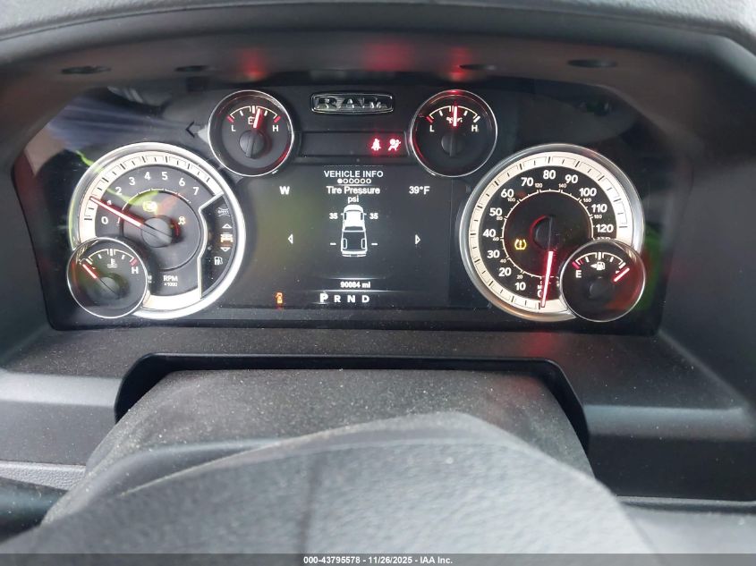 2018 Ram 1500 Big Horn 4X4 5'7 Box VIN: 1C6RR7LT6JS243109 Lot: 43795578