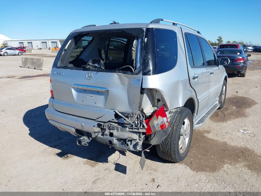 2005 Mercedes-Benz Ml 350 4Matic VIN: 4JGAB57E45A533785 Lot: 43795589