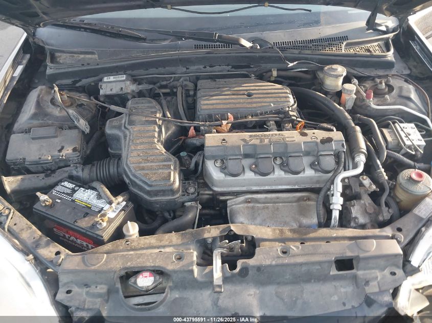 2002 Honda Civic Ex VIN: 1HGEM21912L078566 Lot: 43795591