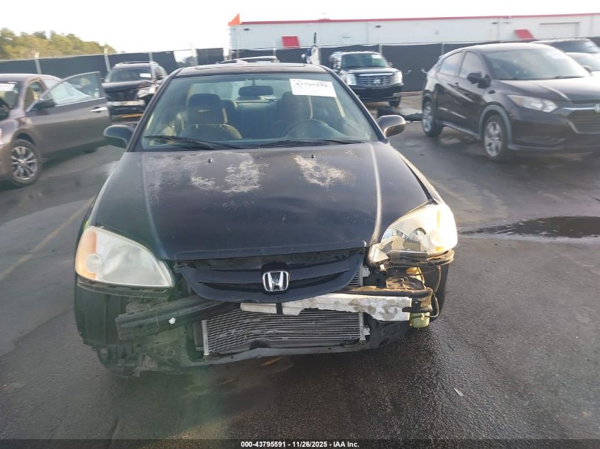 2002 Honda Civic Ex VIN: 1HGEM21912L078566 Lot: 43795591
