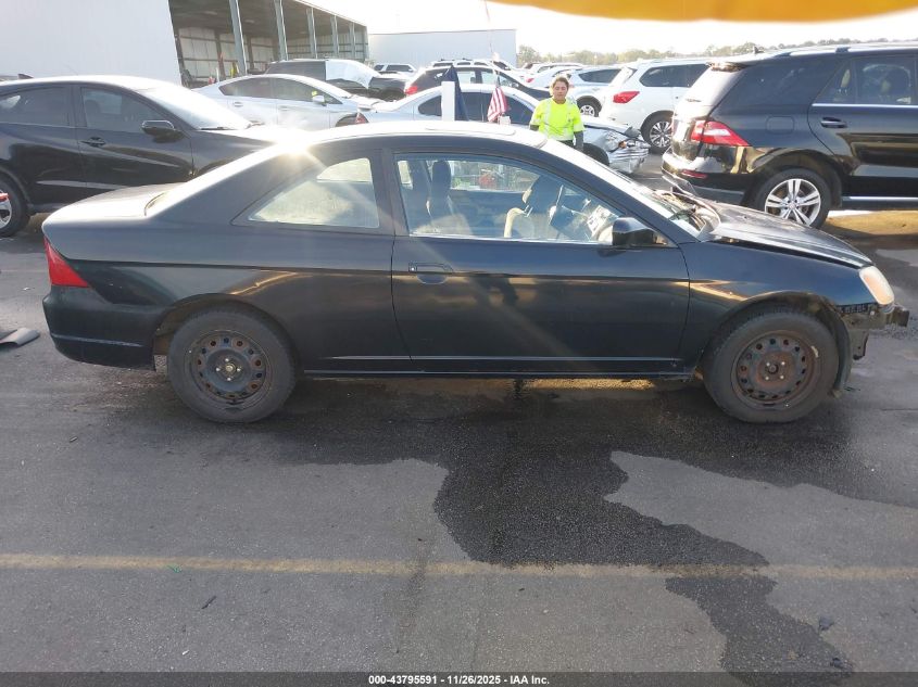 2002 Honda Civic Ex VIN: 1HGEM21912L078566 Lot: 43795591