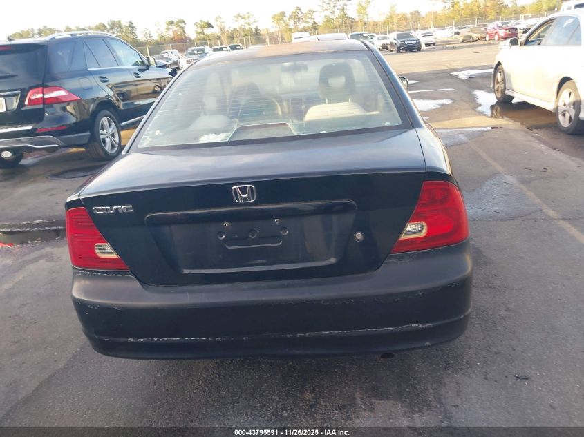 2002 Honda Civic Ex VIN: 1HGEM21912L078566 Lot: 43795591