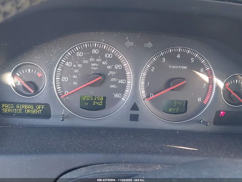 2008 Volvo S60 2.5T VIN: YV1RS592182696011 Lot: 43795594