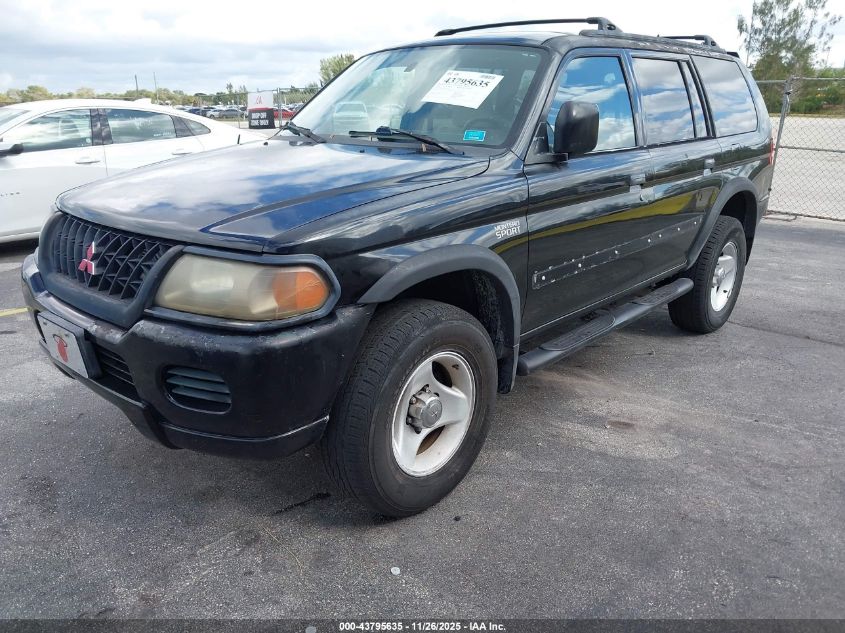2000 Mitsubishi Montero Sport Ls/Xls VIN: JA4LS31H1YP004763 Lot: 43795635