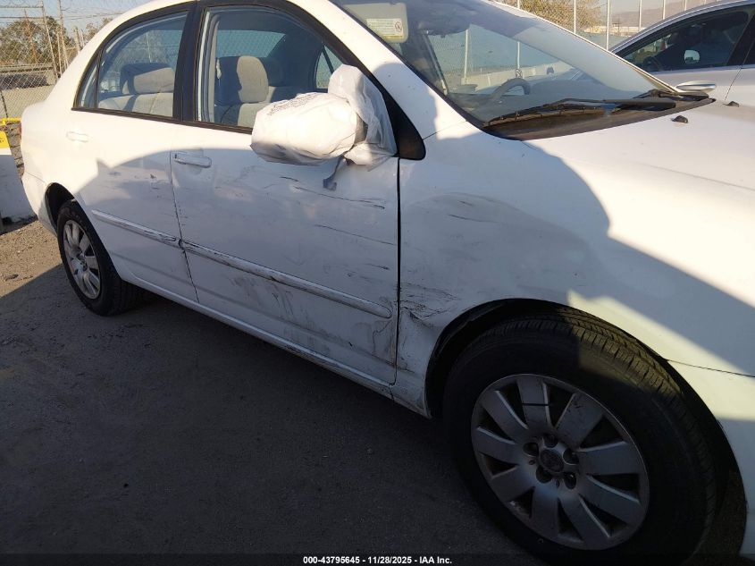 2004 Toyota Corolla Le VIN: 1NXBR32E94Z194806 Lot: 43795645