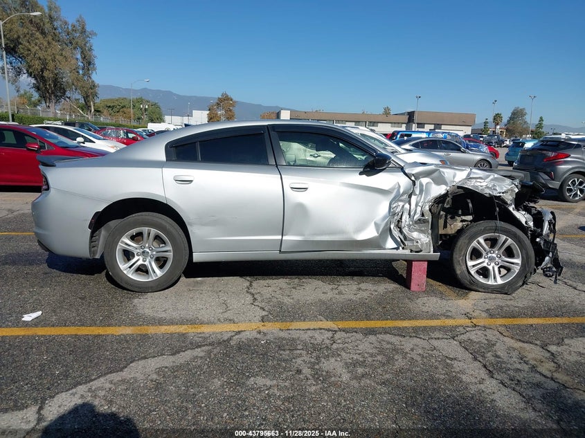 2022 Dodge Charger Sxt Rwd VIN: 2C3CDXBG3NH153001 Lot: 43795663