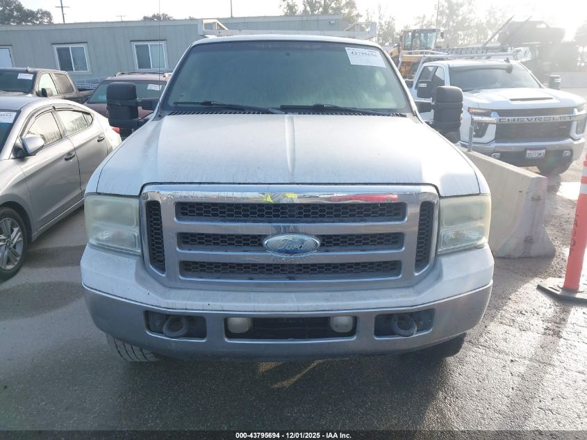 2005 Ford F-250 Lariat/Xl/Xlt VIN: 1FTSW21P95EB19660 Lot: 43795694