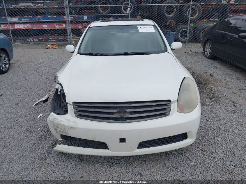 2005 Infiniti G35 VIN: JNKCV51E95M200525 Lot: 43795735