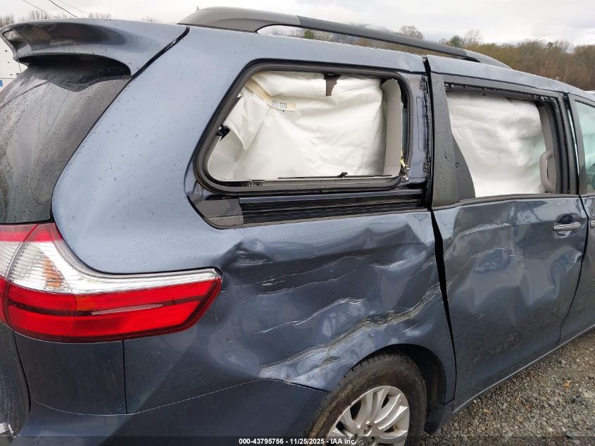 2017 Toyota Sienna Xle 8 Passenger VIN: 5TDYZ3DCXHS767751 Lot: 43795756