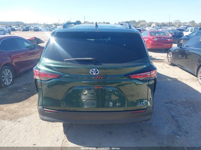 2021 Toyota Sienna Le VIN: 5TDKRKEC0MS019261 Lot: 43795765
