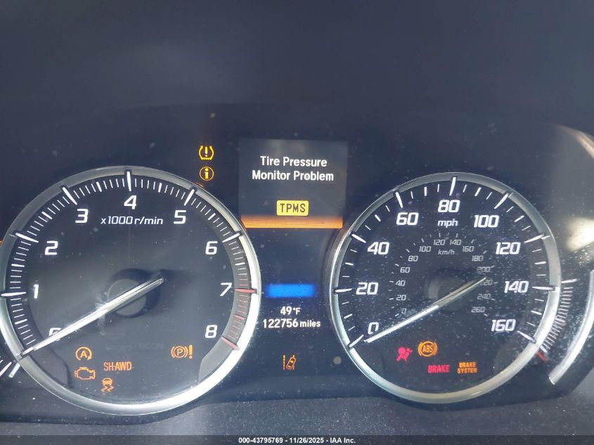 2019 Acura Mdx Advance Pkg VIN: 5J8YD4H87KL016532 Lot: 43795769