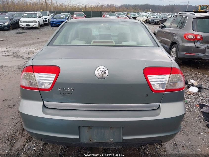 2006 Mercury Milan I4 VIN: 3MEFM07ZX6R632501 Lot: 43795802