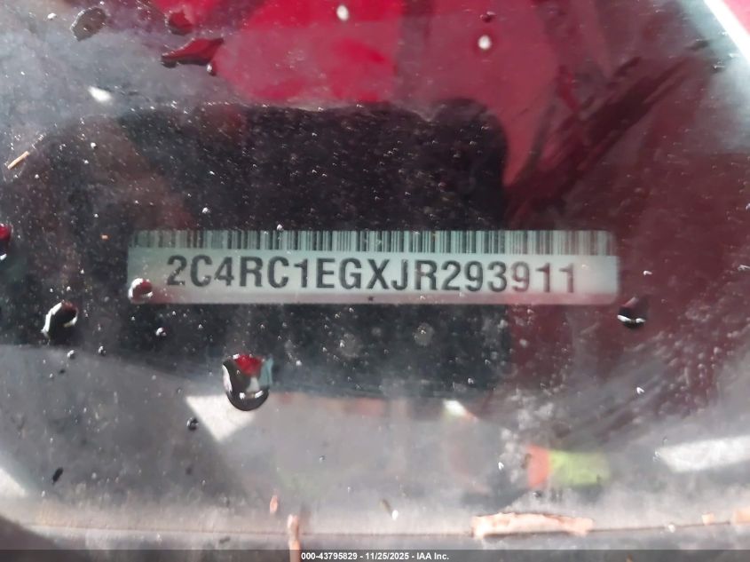 2018 Chrysler Pacifica Touring L Plus VIN: 2C4RC1EGXJR293911 Lot: 43795829
