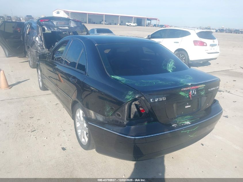 2003 Mercedes-Benz C 230 Kompressor Sport VIN: WDBRF40J33F391294 Lot: 43795937