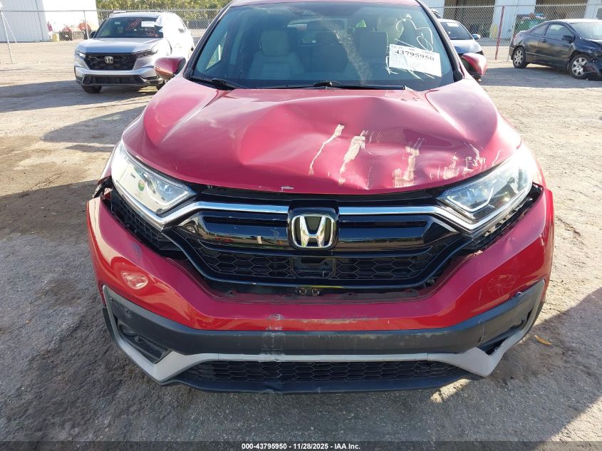 2022 Honda Cr-V Ex VIN: 5J6RW1H55NA007663 Lot: 43795950