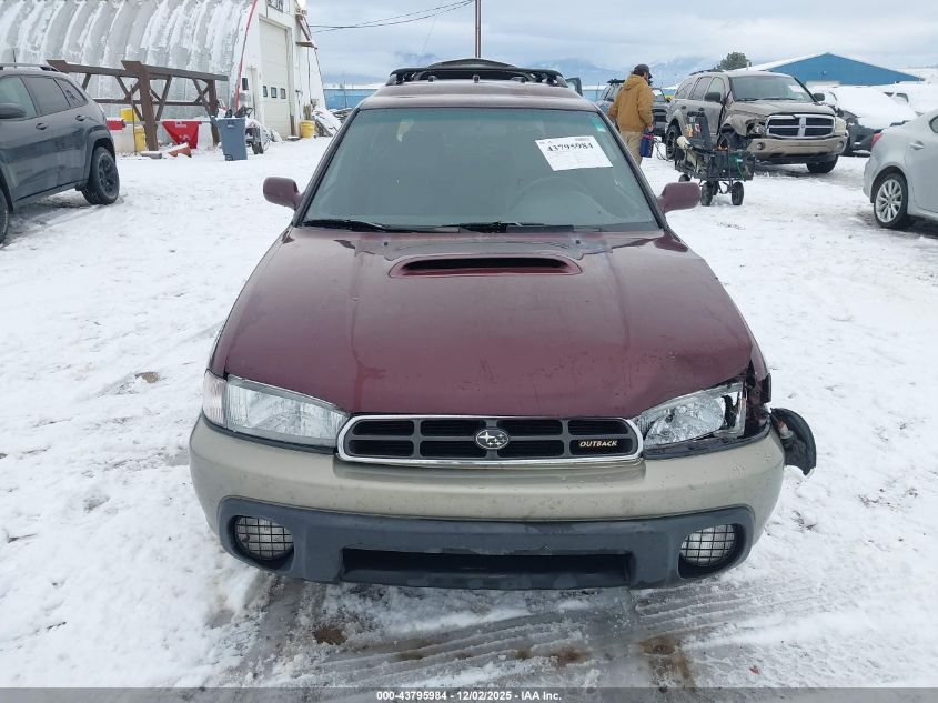 1999 Subaru Legacy 30Th Ann. Outback Ltd./Outback VIN: 4S3BG6854X7626224 Lot: 43795984