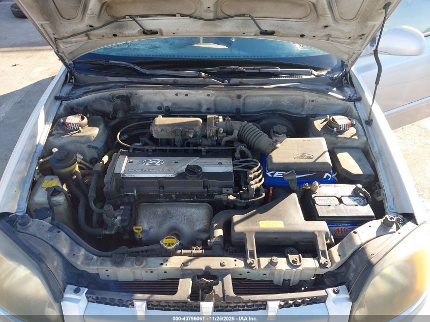 2003 Hyundai Accent Gl VIN: KMHCG45C33U492289 Lot: 43796061