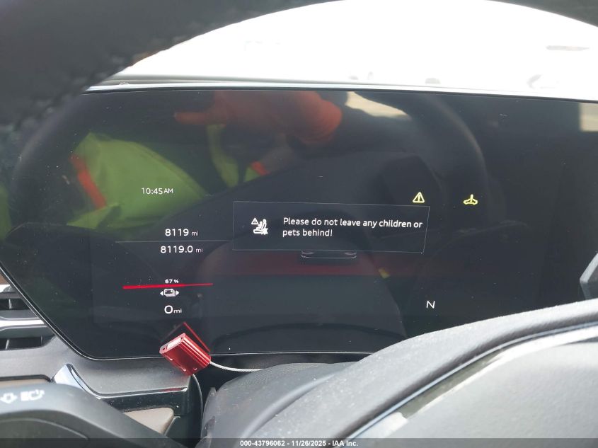 2025 Audi Q6 E-Tron Prestige Quattro VIN: WA134BGF8SA036596 Lot: 43796062