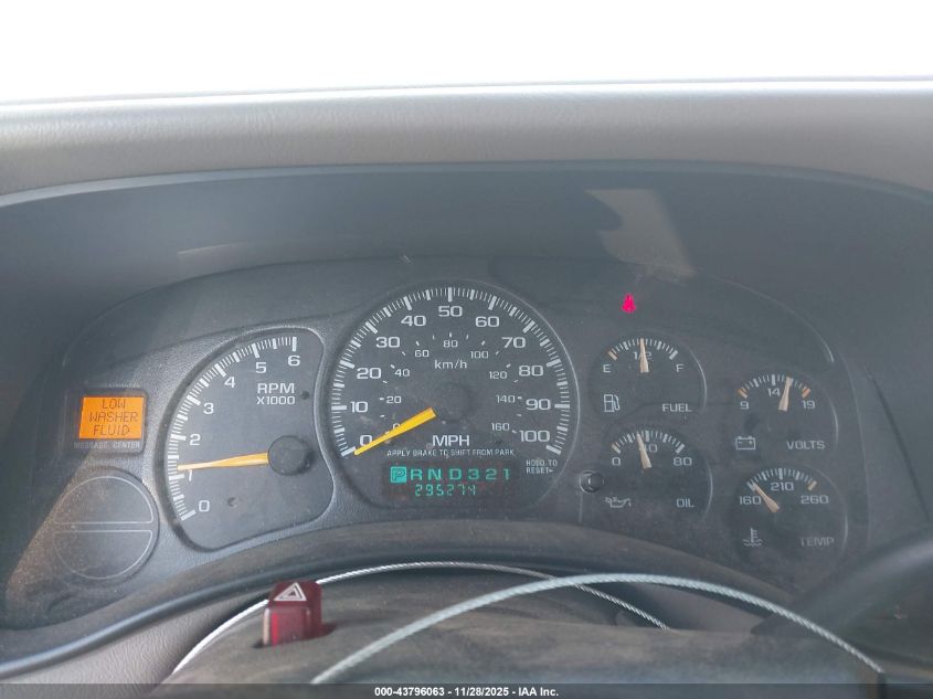 2001 Chevrolet Tahoe Ls VIN: 1GNEK13T01J106642 Lot: 43796063