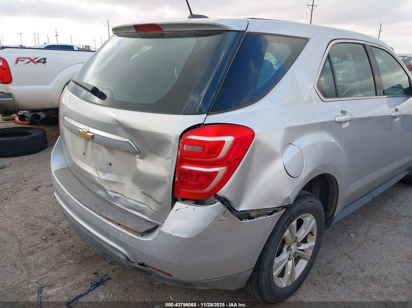 2016 Chevrolet Equinox Ls VIN: 2GNALBEK4G1127860 Lot: 43796068