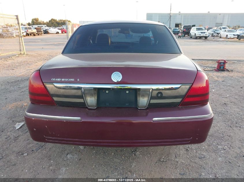 2008 Mercury Grand Marquis Ls VIN: 2MEFM75V88X614849 Lot: 43796083