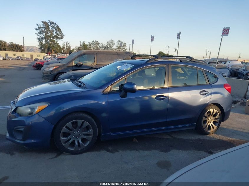 2013 Subaru Impreza 2.0I Sport Premium VIN: JF1GPAL61DH807818 Lot: 43796093