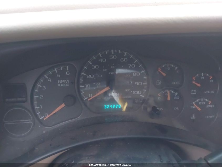 2002 Chevrolet Suburban 1500 Z71 VIN: 3GNFK16ZX2G305107 Lot: 43796110