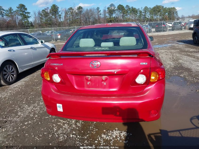 2009 Toyota Corolla Xle VIN: 2T1BU40E89C072146 Lot: 43796129