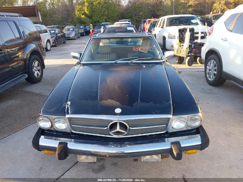 1981 Mercedes-Benz 380 Sl VIN: WDBBA45A9BB002382 Lot: 43796135