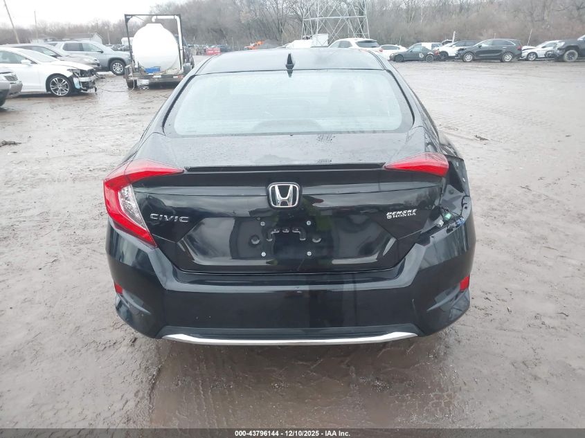 2020 Honda Civic Ex VIN: 19XFC1F39LE021272 Lot: 43796144
