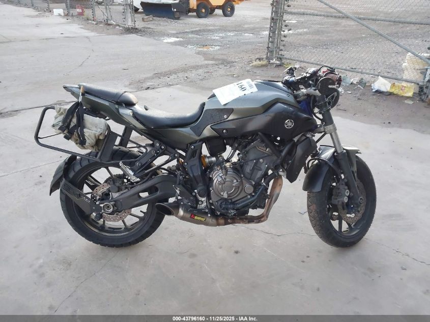 2015 Yamaha Fz07 VIN: JYARM06E4FA003674 Lot: 43796160