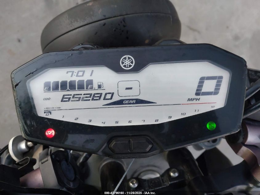 2015 Yamaha Fz07 VIN: JYARM06E4FA003674 Lot: 43796160