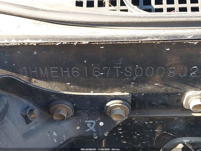 JHMEH6167TS000802 1996 HONDA CIVIC photo no. 9