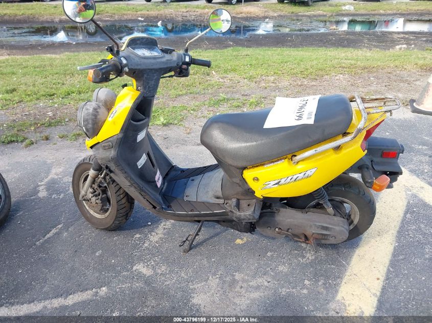 2003 Yamaha Yw50 Ap Zuma VIN: LPRSA20A43A208997 Lot: 43796199