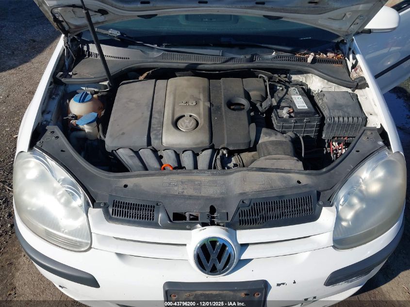 2007 Volkswagen Rabbit 2-Door VIN: WVWBR71K87W231730 Lot: 43796200