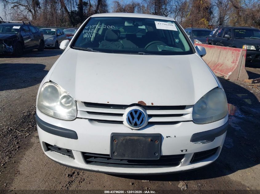 2007 Volkswagen Rabbit 2-Door VIN: WVWBR71K87W231730 Lot: 43796200