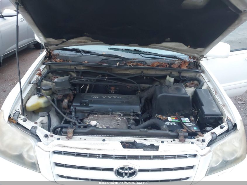 2002 Toyota Highlander VIN: JTEGD21A820037964 Lot: 43796290