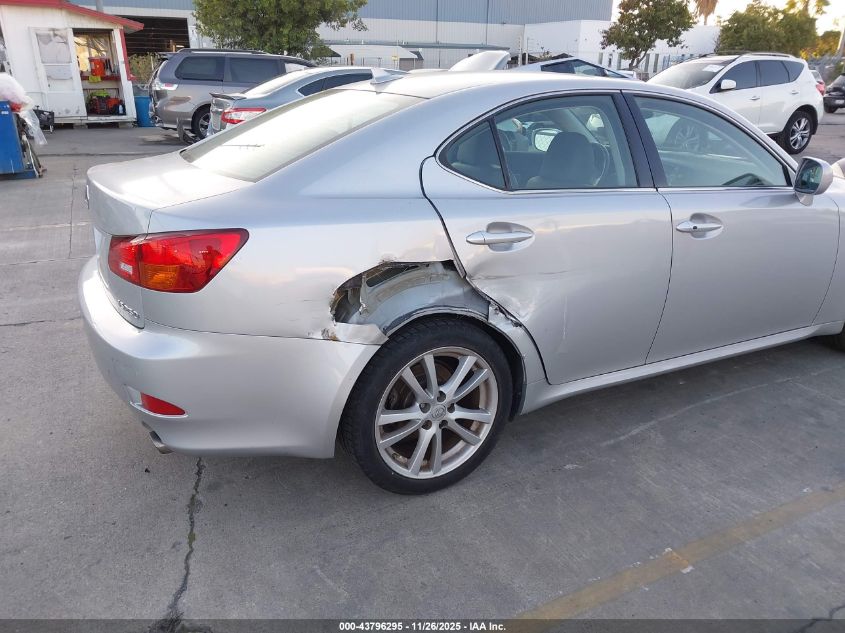 2007 Lexus Is 250 VIN: JTHBK262072055746 Lot: 43796295