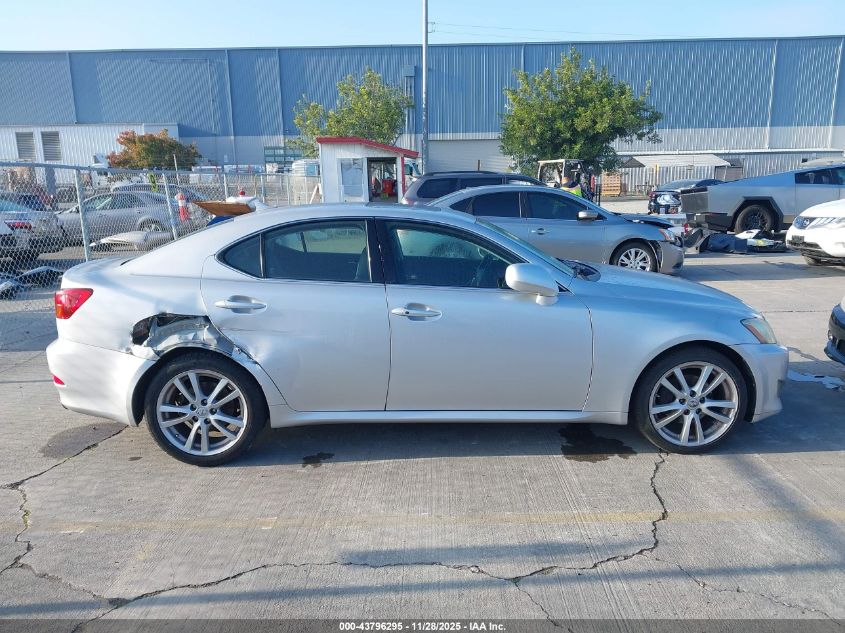 2007 Lexus Is 250 VIN: JTHBK262072055746 Lot: 43796295