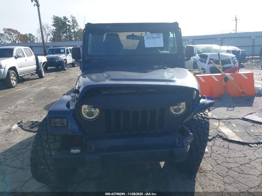 2006 Jeep Wrangler X VIN: 1J4FA39S86P720380 Lot: 43796299