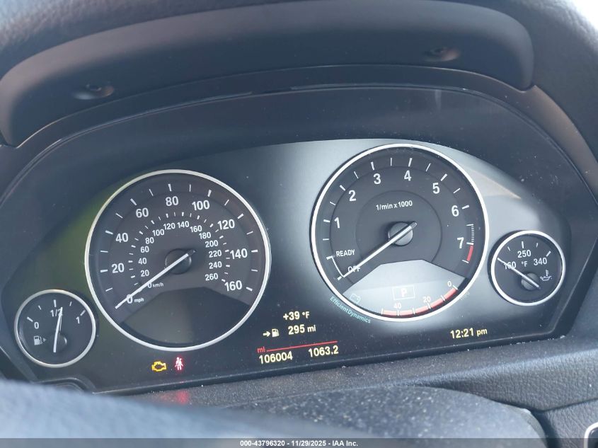 2015 BMW 320I xDrive VIN: WBA3C3G58FNS73171 Lot: 43796320