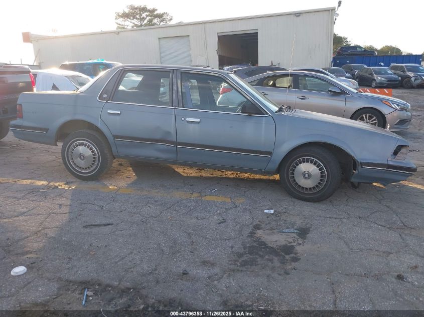 1992 Buick Century Special VIN: 3G4AG54N2NS621321 Lot: 43796358