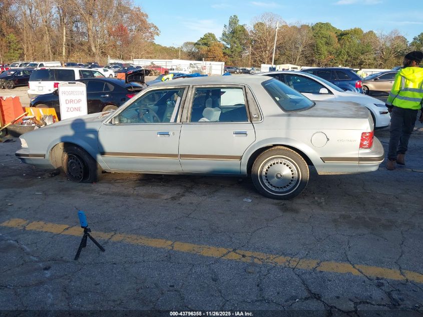 1992 Buick Century Special VIN: 3G4AG54N2NS621321 Lot: 43796358